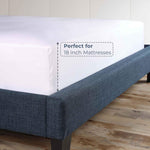 100% Organic Cotton Crisp Percale Duvet Cover Set - Duvet Cover Set by Superior Brand