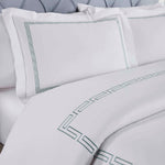100% Cotton Greek Key Embroidered Duvet Cover Set - Duvet Cover Set by Superior Brand