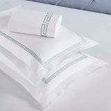 100% Cotton Greek Key Embroidered Duvet Cover Set - Duvet Cover Set by Superior Brand