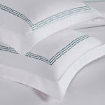 100% Cotton Greek Key Embroidered Duvet Cover Set - Duvet Cover Set by Superior Brand