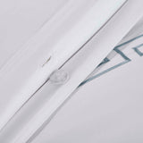 100% Cotton Greek Key Embroidered Duvet Cover Set - Duvet Cover Set by Superior Brand