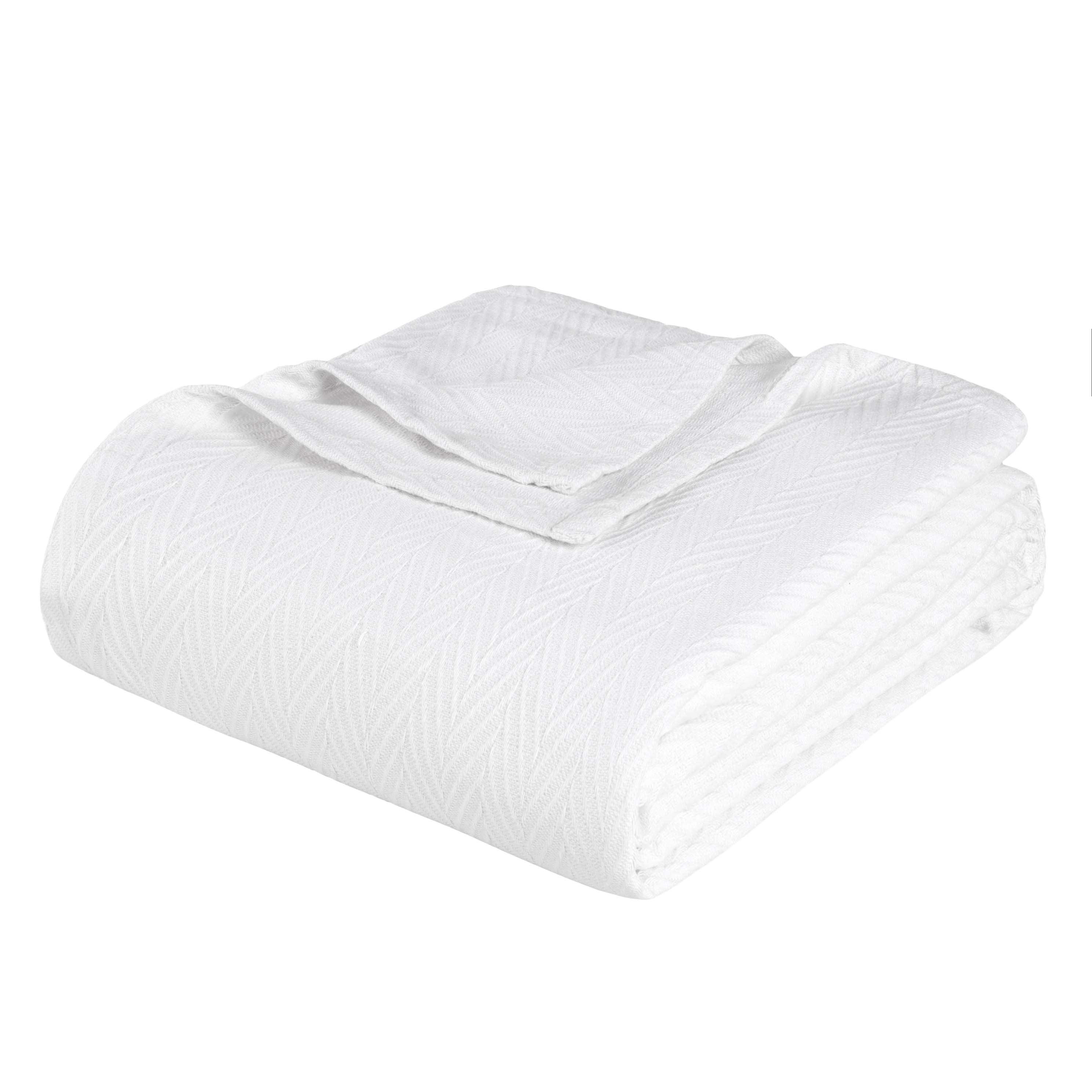 Lightweight Cotton Blanket – Metro Chevron, All-Season Bedding - Blanket by Superior Brand