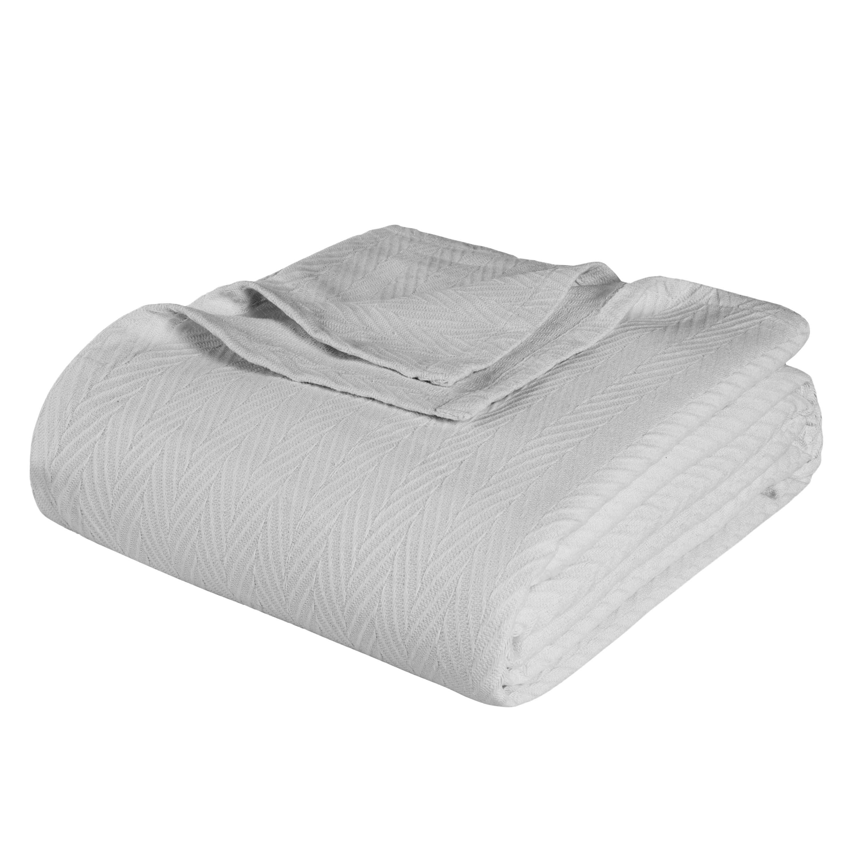 Lightweight Cotton Blanket – Metro Chevron, All-Season Bedding - Blanket by Superior Brand