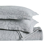 Cotton Bedspread Sets 3-Piece Hibiscus Floral Jacquard Matelassé - Bedspread by Superior Brand