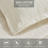 Cotton Bedspread Sets 3-Piece Hibiscus Floral Jacquard Matelassé - Bedspread by Superior Brand