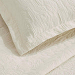 Cotton Bedspread Sets 3-Piece Hibiscus Floral Jacquard Matelassé - Bedspread by Superior Brand