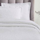 Cotton Bedspread Sets 3-Piece Hibiscus Floral Jacquard Matelassé - Bedspread by Superior Brand