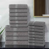 Highly Absorbent Eco-Friendly Soft Cotton 18 Piece Towel Set - Towel Set by Superior Brand