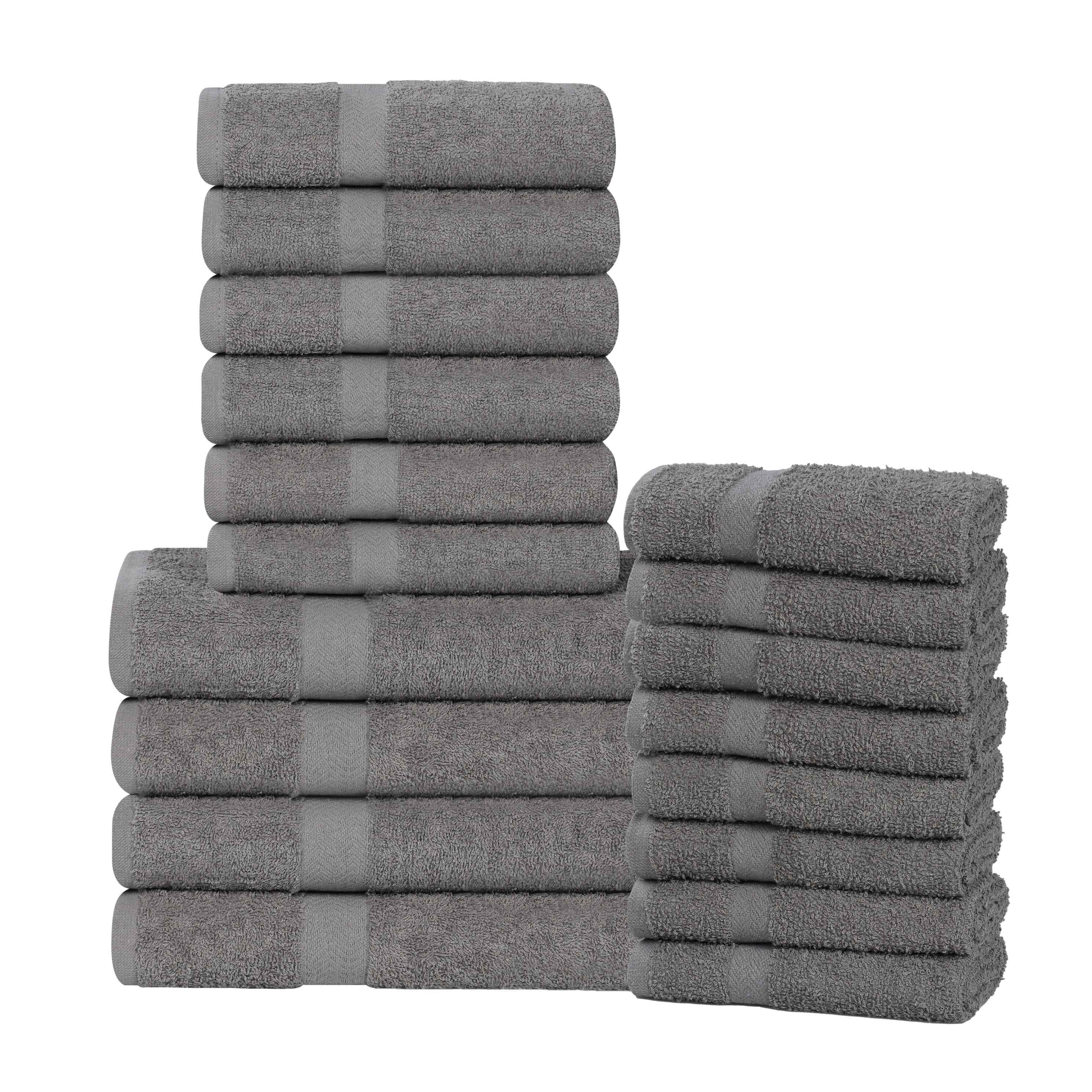 Highly Absorbent Eco-Friendly Soft Cotton 18 Piece Towel Set - Towel Set by Superior Brand