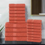 Highly Absorbent Eco-Friendly Soft Cotton 18 Piece Towel Set - Towel Set by Superior Brand