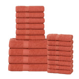 Highly Absorbent Eco-Friendly Soft Cotton 18 Piece Towel Set - Towel Set by Superior Brand