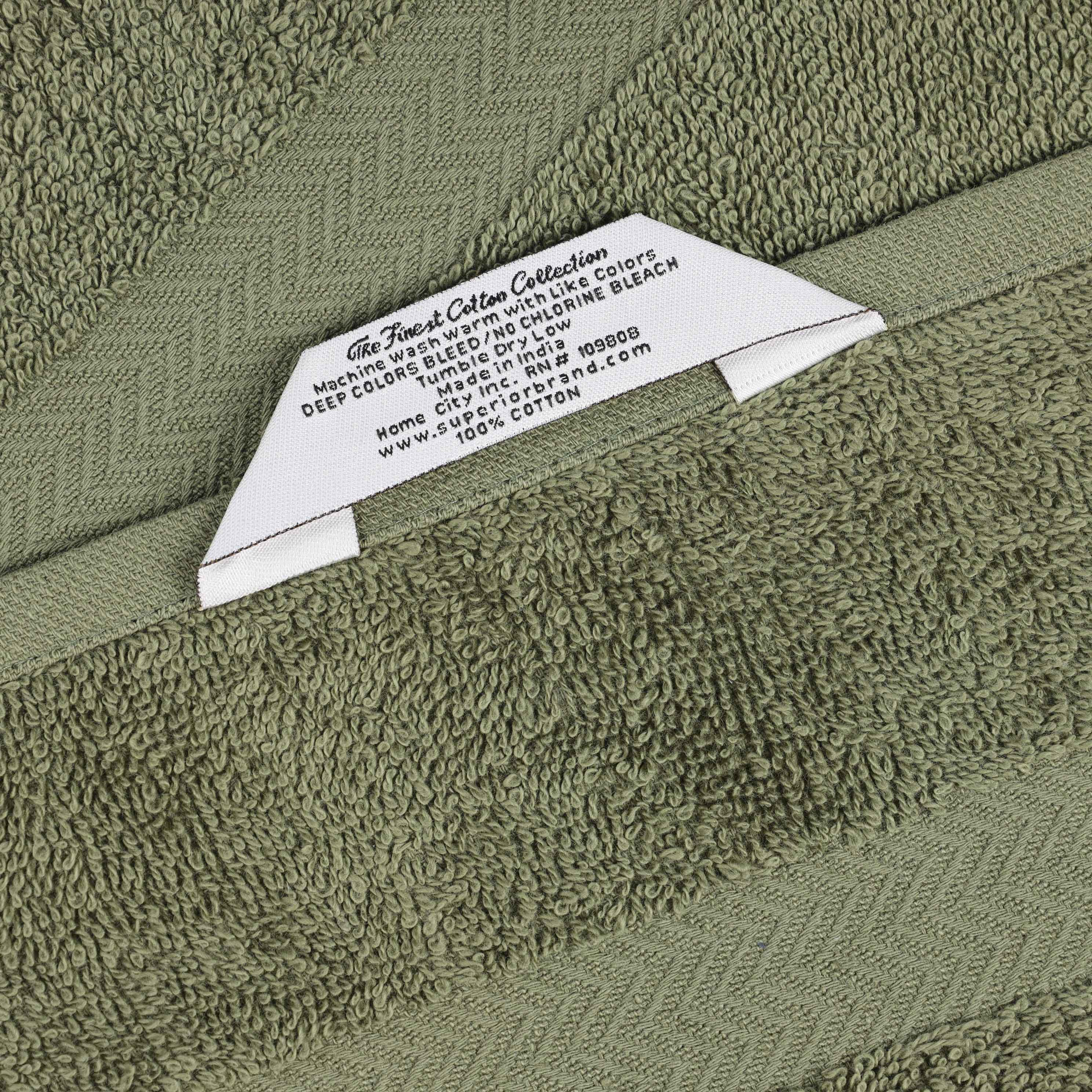 Highly Absorbent Eco-Friendly Soft Cotton 18 Piece Towel Set - Towel Set by Superior Brand