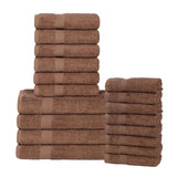 Highly Absorbent Eco-Friendly Soft Cotton 18 Piece Towel Set - Towel Set by Superior Brand