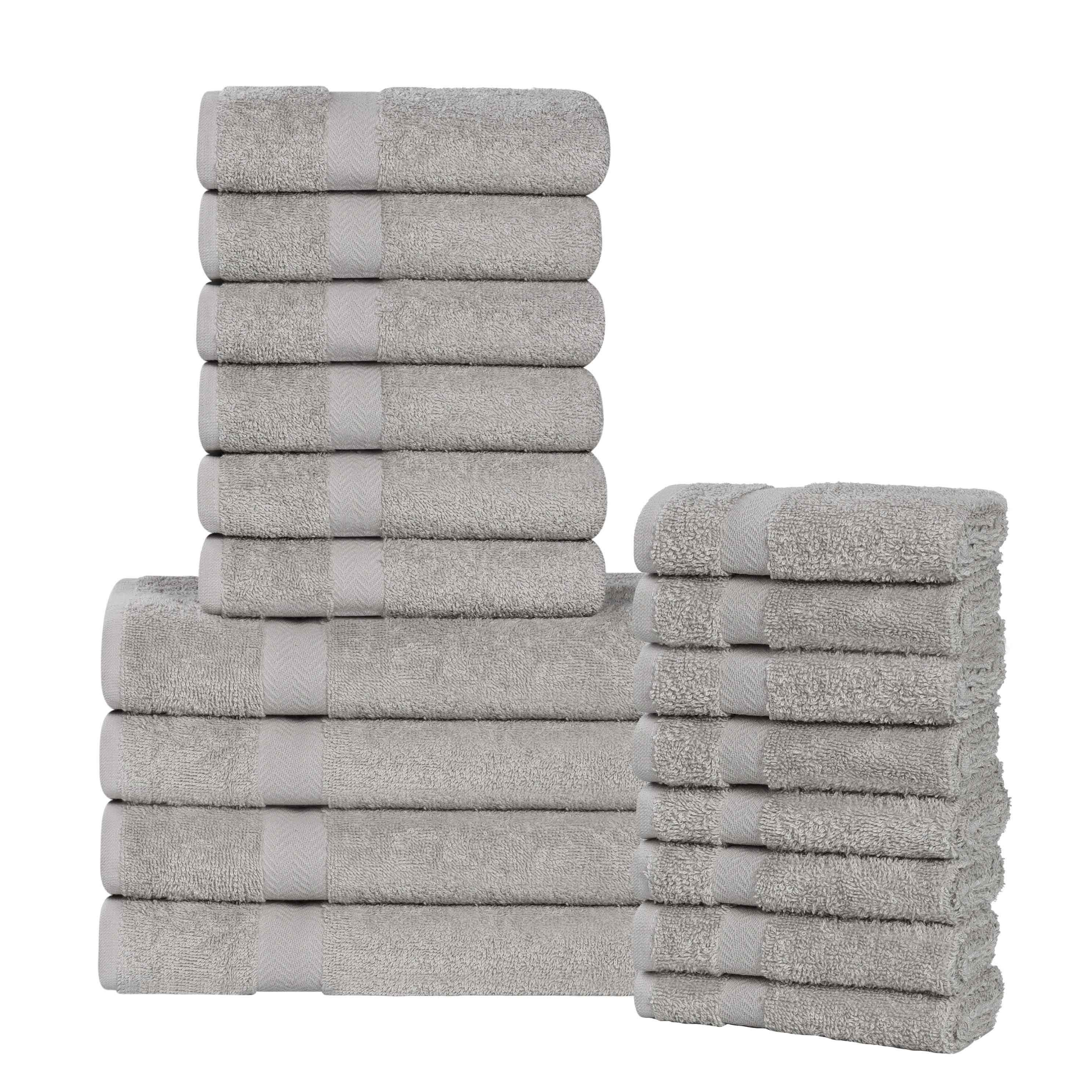 Highly Absorbent Eco-Friendly Soft Cotton 18 Piece Towel Set - Towel Set by Superior Brand