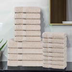 Highly Absorbent Eco-Friendly Soft Cotton 18 Piece Towel Set - Towel Set by Superior Brand