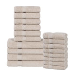 Highly Absorbent Eco-Friendly Soft Cotton 18 Piece Towel Set - Towel Set by Superior Brand