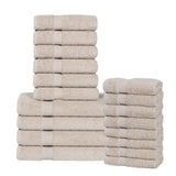 Highly Absorbent Eco-Friendly Soft Cotton 18 Piece Towel Set - Towel Set by Superior Brand