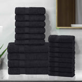 Highly Absorbent Eco-Friendly Soft Cotton 18 Piece Towel Set - Towel Set by Superior Brand