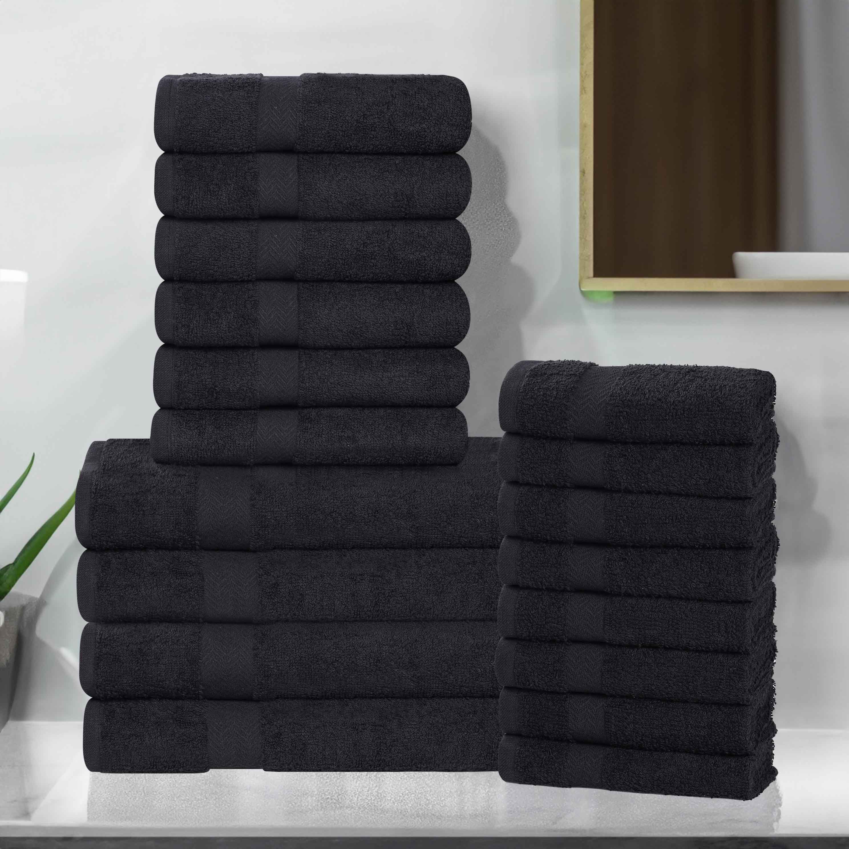 Highly Absorbent Eco-Friendly Soft Cotton 18 Piece Towel Set - Towel Set by Superior Brand