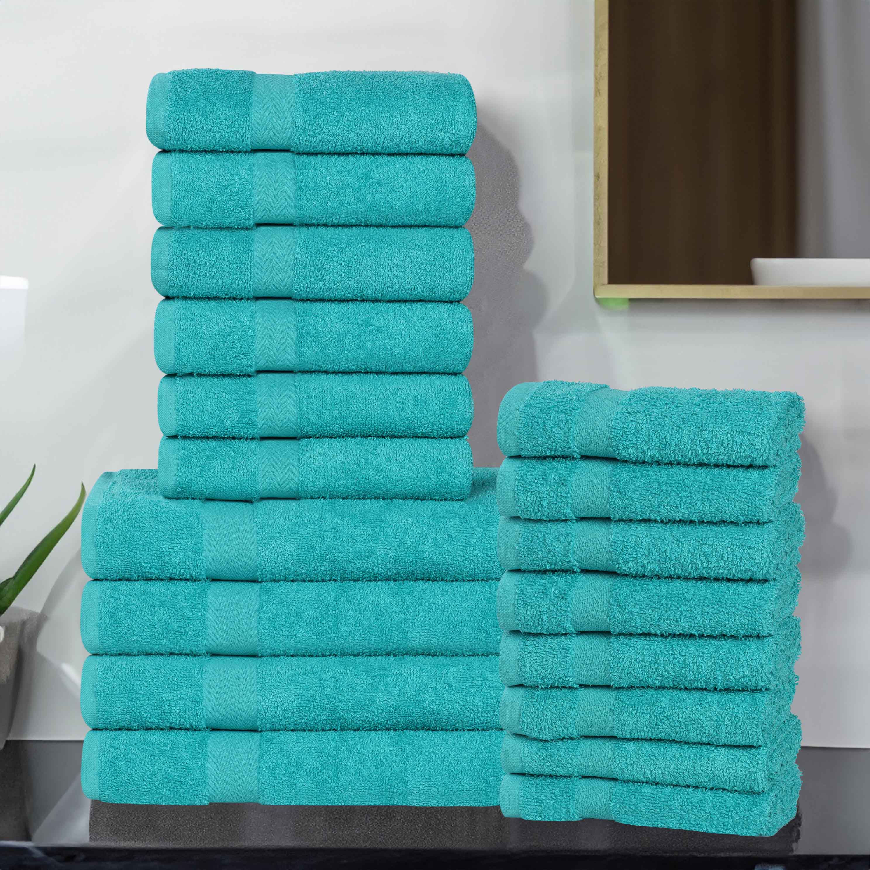 Highly Absorbent Eco-Friendly Soft Cotton 18 Piece Towel Set - Towel Set by Superior Brand