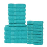 Highly Absorbent Eco-Friendly Soft Cotton 18 Piece Towel Set - Towel Set by Superior Brand