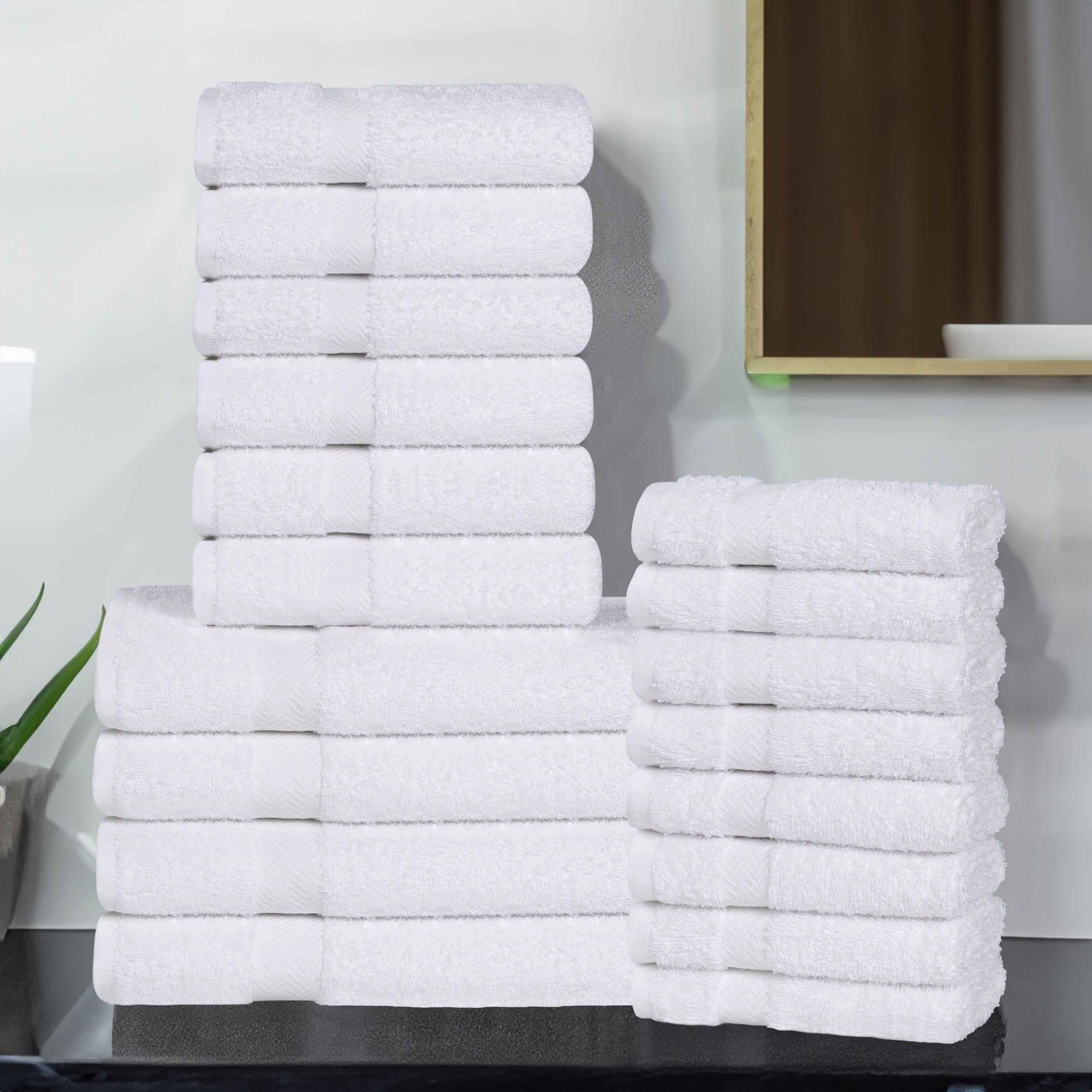 Highly Absorbent Eco-Friendly Soft Cotton 18 Piece Towel Set - Towel Set by Superior Brand