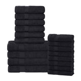 Highly Absorbent Eco-Friendly Soft Cotton 18 Piece Towel Set - Towel Set by Superior Brand
