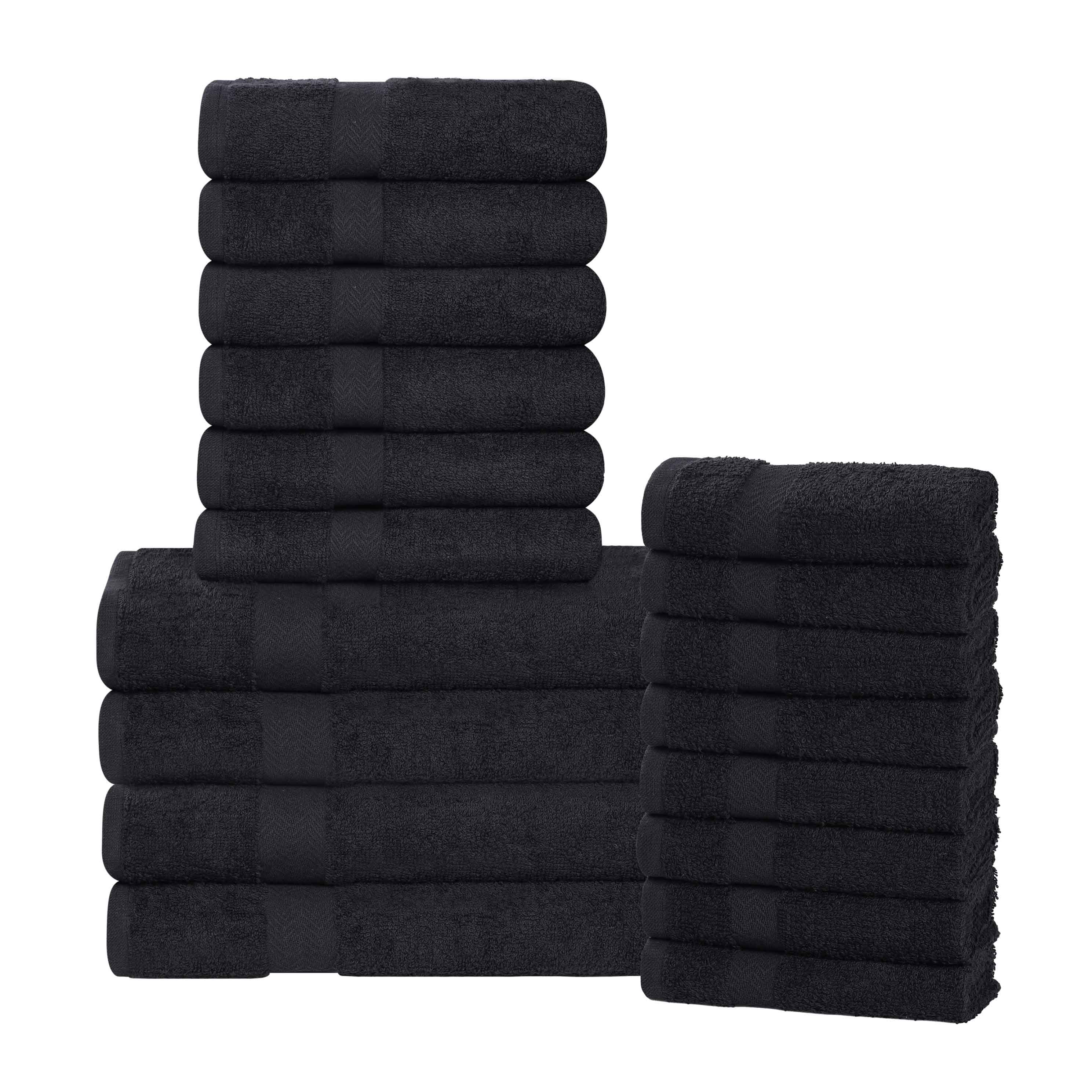 Highly Absorbent Eco-Friendly Soft Cotton 18 Piece Towel Set - Towel Set by Superior Brand
