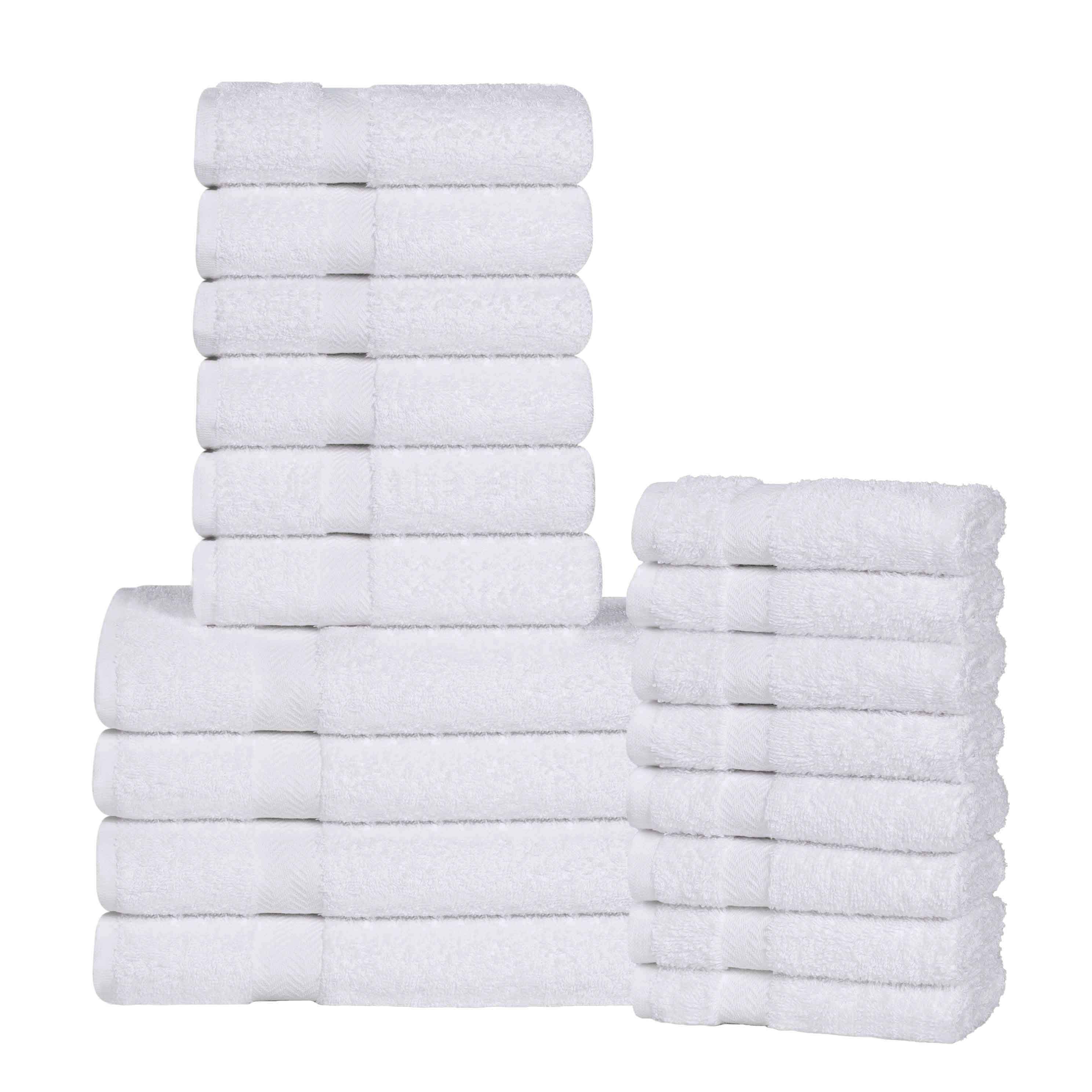 Highly Absorbent Eco-Friendly Soft Cotton 18 Piece Towel Set - Towel Set by Superior Brand