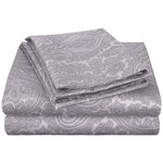 600 Thread Count Paisley Cotton Sheets - Deep Pocket - Sheet Set by Superior Brand