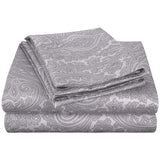 600 Thread Count Paisley Cotton Sheets - Deep Pocket - Sheet Set by Superior Brand