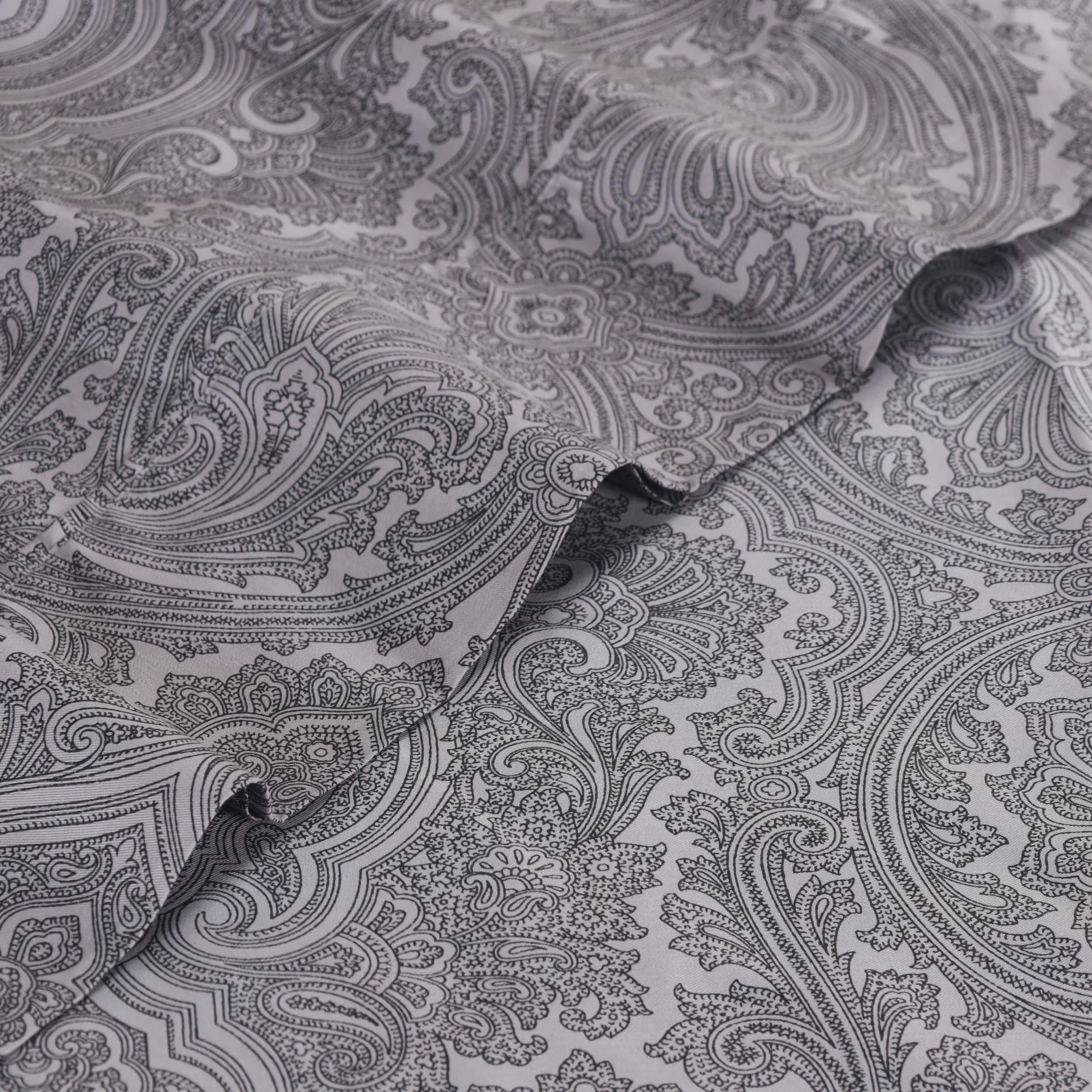 600 Thread Count Paisley Cotton Sheets - Deep Pocket - Sheet Set by Superior Brand