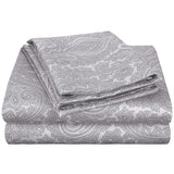 600 Thread Count Paisley Cotton Sheets - Deep Pocket - Sheet Set by Superior Brand