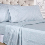 600 Thread Count Paisley Cotton Sheets - Deep Pocket - Sheet Set by Superior Brand