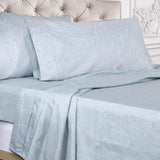 600 Thread Count Paisley Cotton Sheets - Deep Pocket - Sheet Set by Superior Brand