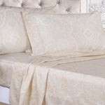 600 Thread Count Paisley Cotton Sheets - Deep Pocket - Sheet Set by Superior Brand