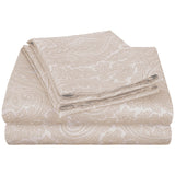600 Thread Count Paisley Cotton Sheets - Deep Pocket - Sheet Set by Superior Brand