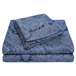 600 Thread Count Paisley Cotton Sheets - Deep Pocket - Sheet Set by Superior Brand
