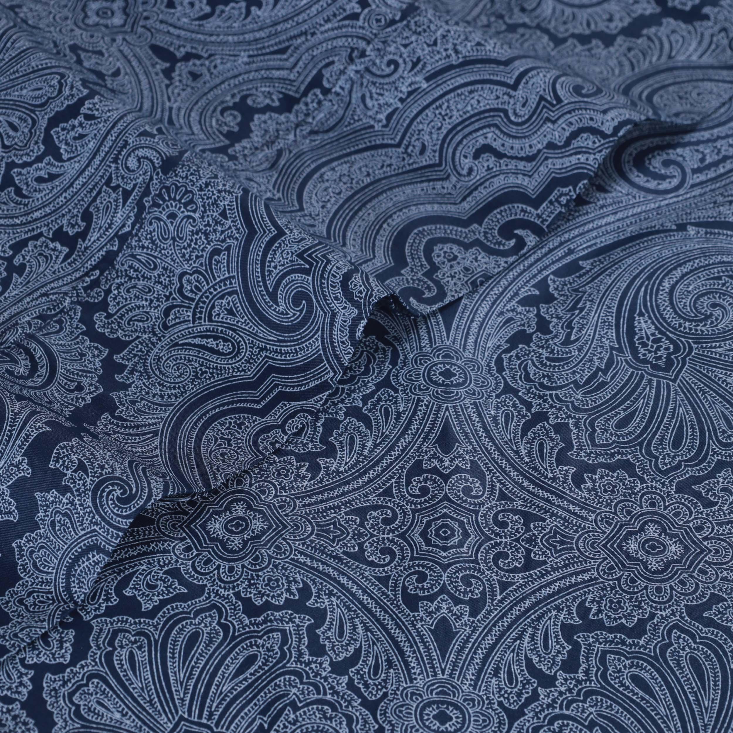 600 Thread Count Paisley Cotton Sheets - Deep Pocket - Sheet Set by Superior Brand