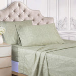 600 Thread Count Paisley Cotton Sheets - Deep Pocket - Sheet Set by Superior Brand