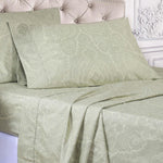 600 Thread Count Paisley Cotton Sheets - Deep Pocket - Sheet Set by Superior Brand