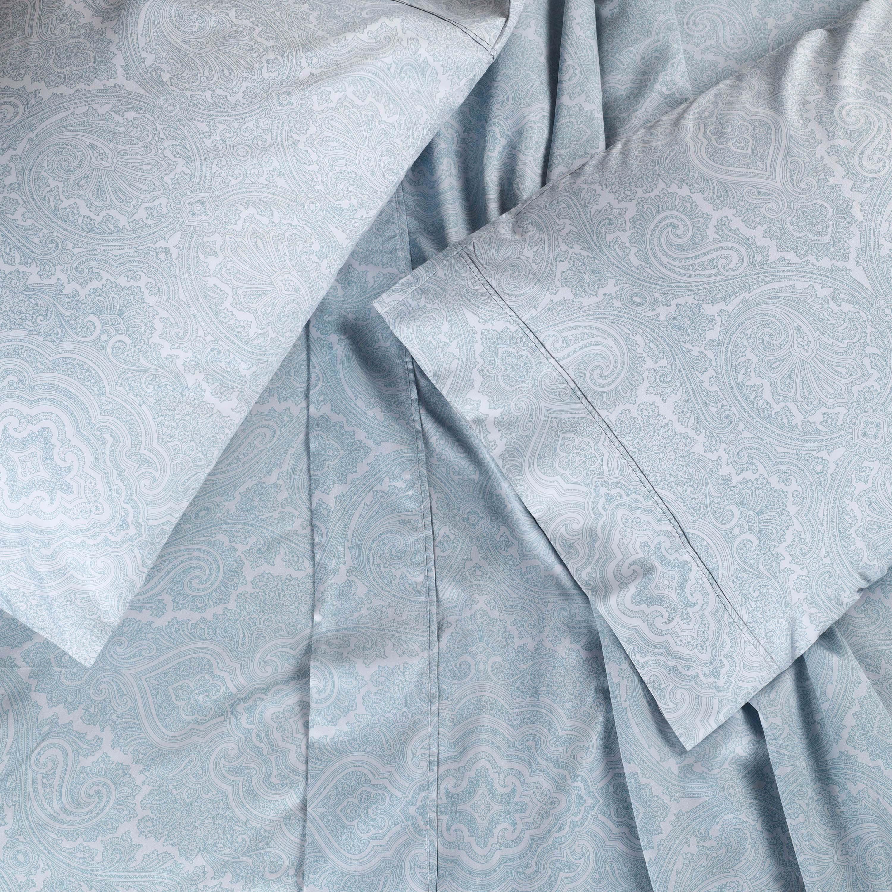 600 Thread Count Paisley Cotton Sheets - Deep Pocket - Sheet Set by Superior Brand