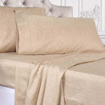 600 Thread Count Paisley Cotton Sheets - Deep Pocket - Sheet Set by Superior Brand