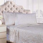 600 Thread Count Paisley Cotton Sheets - Deep Pocket - Sheet Set by Superior Brand