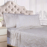 600 Thread Count Paisley Cotton Sheets - Deep Pocket - Sheet Set by Superior Brand