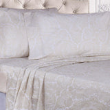 600 Thread Count Paisley Cotton Sheets - Deep Pocket - Sheet Set by Superior Brand