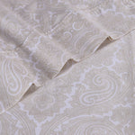 600 Thread Count Paisley Cotton Sheets - Deep Pocket - Sheet Set by Superior Brand