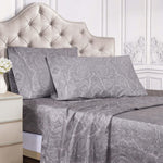 600 Thread Count Paisley Cotton Sheets - Deep Pocket - Sheet Set by Superior Brand