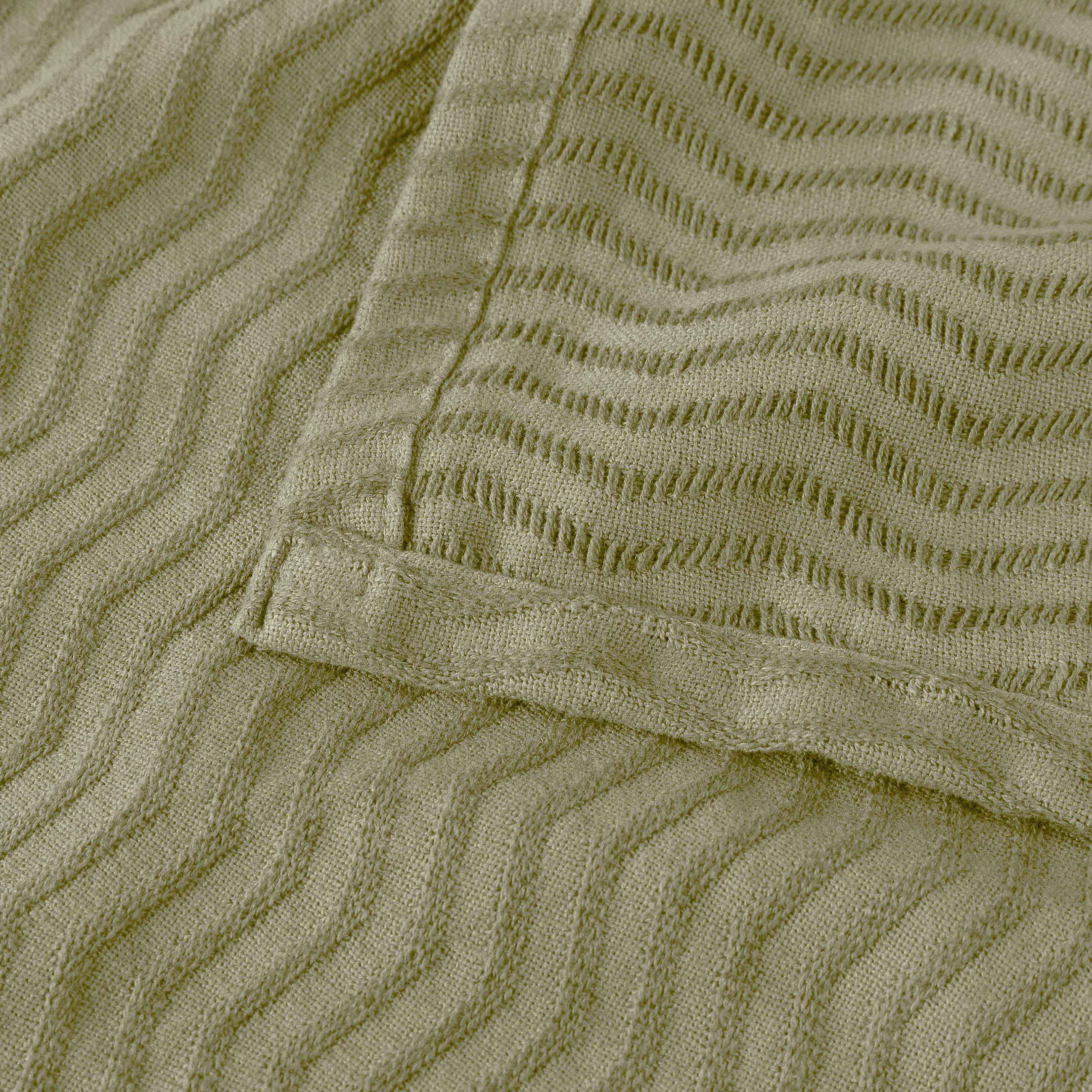 Jena Cotton Textured Chevron Lightweight Woven Blanket - Blanket by Superior Brand