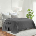 Jena Cotton Textured Chevron Lightweight Woven Blanket - Blanket by Superior Brand